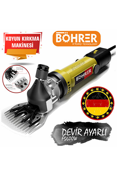 BÖHRER Alman Koyun Keçi Kırkma Kırpma Makinesi ,yellow 3200w Devir Ayarlı ,ba...
