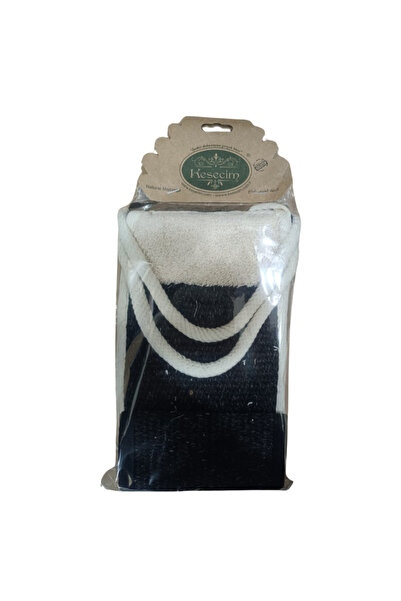 CNGZSHOP 2'Li Doğal Keçi Kılı Banyo Sırt Lifi Ve El Kesesi Set %100 Doğal Kıl Masaj Ve Kir Çıkarma