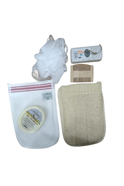 CNGZSHOP Kabak Lifi Eldiven, Topuk Taşı, Banyo Lifi,Süngerli Sabun,Kese,Ahşap...