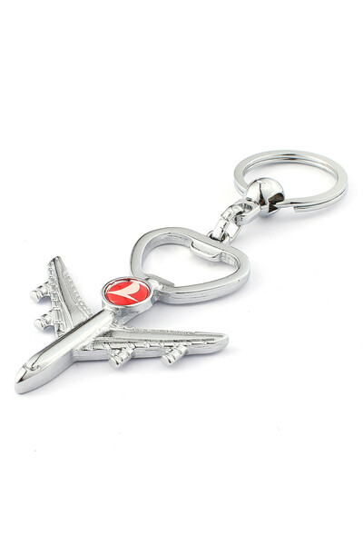 new life promosyon nl Thy Logo Tasarımlı Yada Boş Logolu Uçak Figürlü Anahtar...