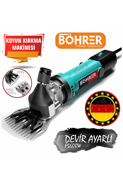 BÖHRER Alman Koyun Keçi Kırkma Kırpma Makinesi ,blue 3200w Devir Ayarlı ,bakı...