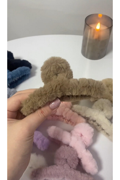Wanderlust Brand New Latch Plush Buckle Mixed Color Hair Clip Women Children ...