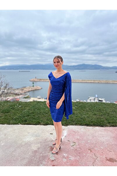Elif Yaltıraklı Pul Payet Elbise