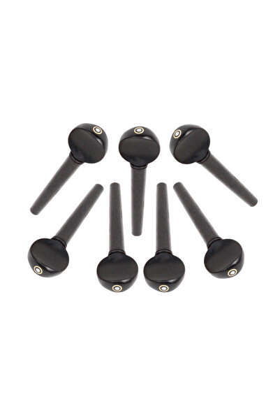 Sultan Instruments Sultan Nokta Sedefli Bağlama Abanoz Burgusu 7li Set