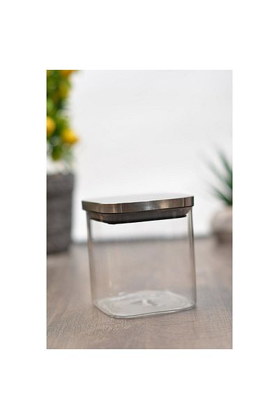 BALSA Glass Jar with Steel Lid 700 ml