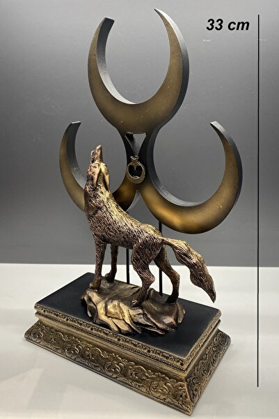 Gift Garden Dekoratif 3 Hilal Kurt Gold Eskitme Biblo