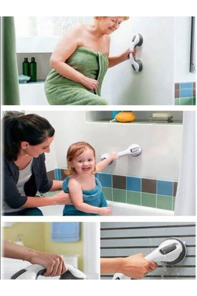 ugursepeti Pratik Kilitli Vantuzlu Tutma Aparatı Banyo Lavabo Tutacağı