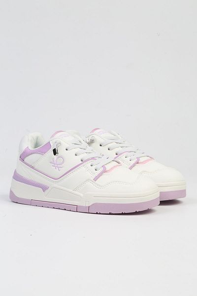 Benetton ® |   Bni-10082 White Lilac-Imported Girls' Sneakers