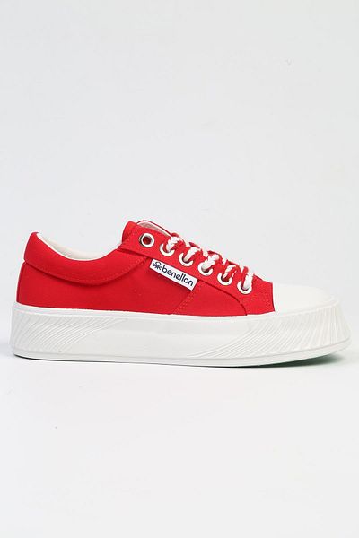 Benetton ®| BNI-10097 Red-Imported Women's Sports Shoes