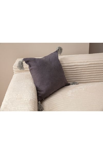 BUGİ HOME COLLECTİON HOME CULOARE ANTRACIT 4 CUCURI CURS CU LAMEL O CULOARE 43X43