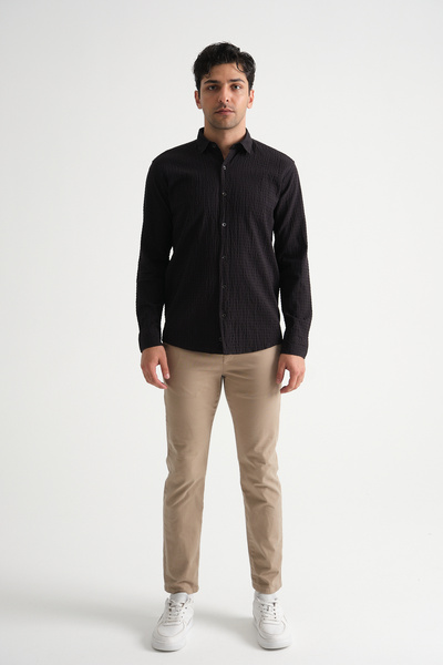 Redline Men's 100% Cotton Summer Regular Fit Shirt 2641