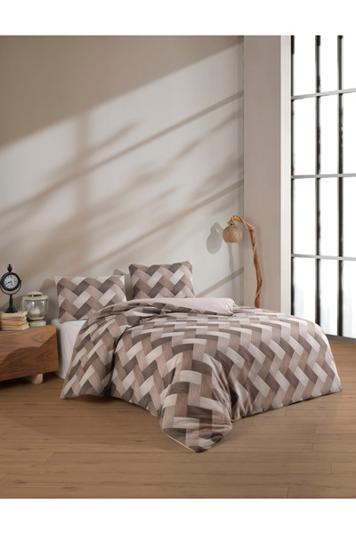 üntaş Σετ Παπλωματοθήκη μονής όψης UNITATE seranat