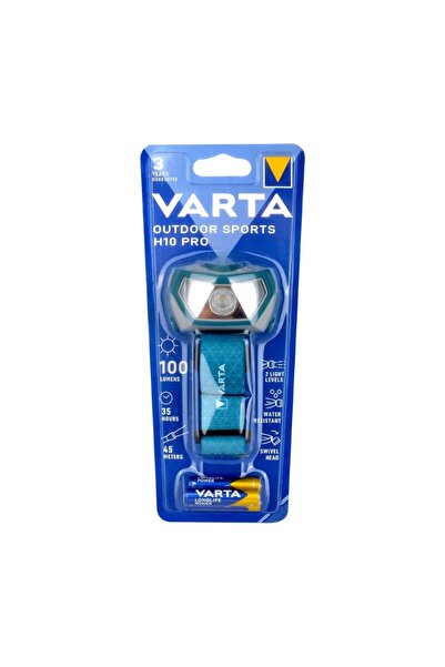 Varta 16650 Outdoor Sports H10 Pro Kafa Feneri 3AAA