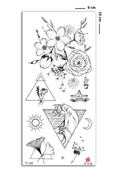BP Tattoo Tide Karışık Geçici Dövme