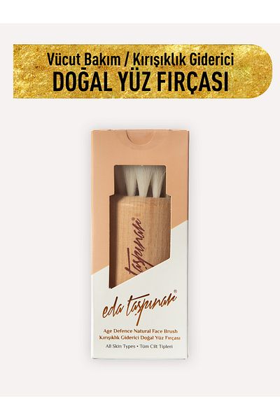 Eda Taşpınar Natural Face Brush - Anti-Aging and Wrinkle