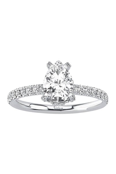 Sirius Pırlanta Pırlanta Ve Beyaz Safir Venüs Gala Yüzük