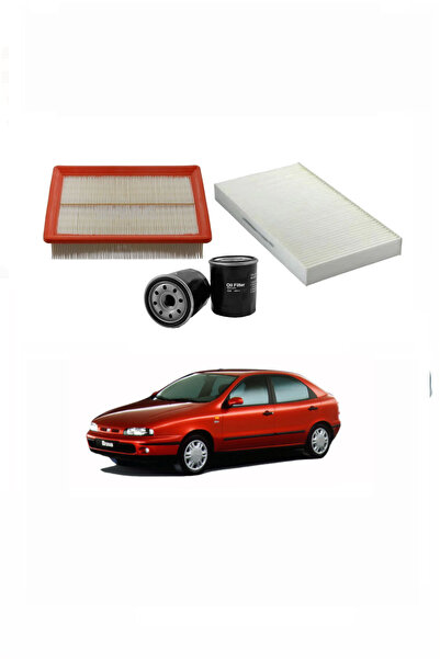 EUROREPAR Fiat Brava 1.6 16v Peryodik Bakım Seti Hava Polen Ve Yağ Filtresi 3 Parça Set 1998-2004 Kasa Için