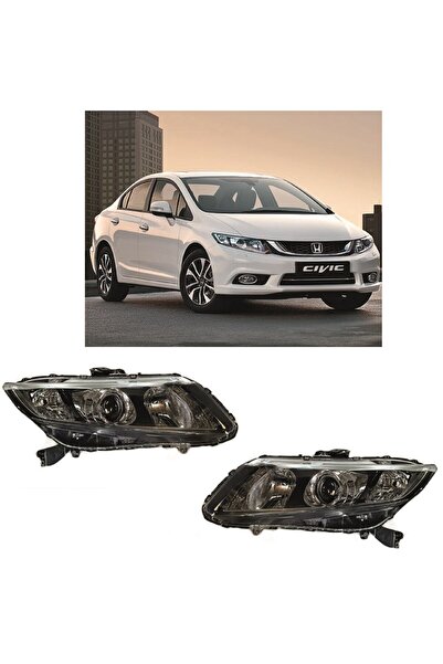 NS Nilser Auto Parts Nilser Honda Cıvıc Fb7 Sağ-Sol Far Lamba XENON MOTORLU 2...