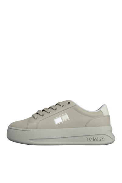 Tommy Hilfiger Bej Kadın Deri Sneaker EN0EN02500AEV
