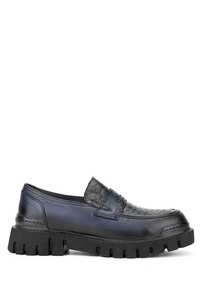 Tamer Tanca Genuine Leather Men's Loafer