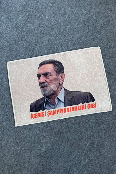 DÜKKAN DESİGN İçerisi Şampiyonlar Ligi Gibi Paspas