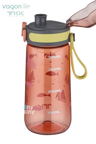 Vagonlife TKK 400 ML Comfortable Drinking (Without Straw) Bpa Free Tritan Water Bottle with Carrying Strap FFTKK1005-400ML