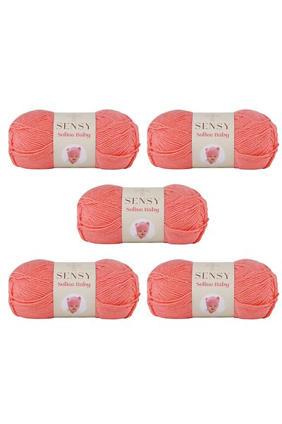 SENSY Softee Baby Hand Knitting Yarn Blanket Yarn Baby Yarn Cardigan Sweater Yarn Vest Yarn Scarf Beanie Booties Yarn
