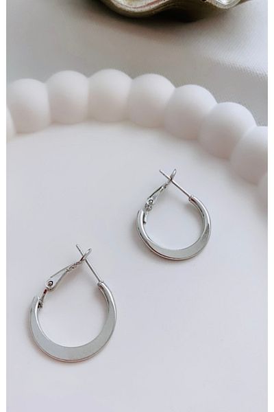 VNS Accessories Flat Model Hoop Earrings (1,5 cm)