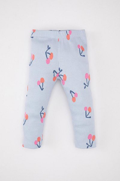 DeFacto Baby Girl Fruit Patterned Long Sleeve Ribbed Camisole Pajama Set A9480a524sp