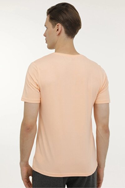 lumberjack Ανδρικό κοντομάνικο μπλουζάκι 4M M-CT110 Bsc C Nk M-CT110 Samon