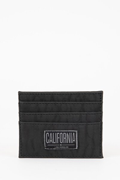 DeFacto Men's Crinkle Fabric Wallet C4374axns
