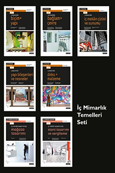 Literatür Yayıncılık Iç Mimarlık Temelleri Seti 7 Kitap