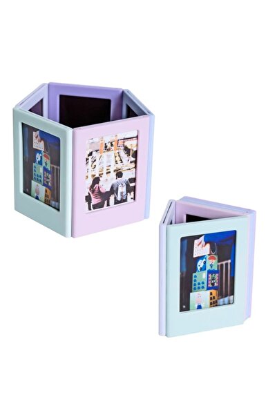 Fujifilm Instax Mini Film Uyumlu Sarı Mıknatıslı Fotoğraf Çerçevesi