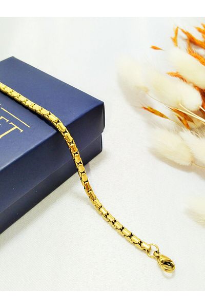 Janset Fold Chain Steel Bracelet