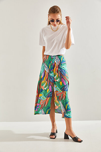 Bianco Lucci Női több mintás gombos viszkóz szoknya60131018