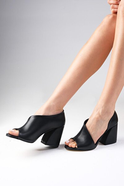 Mio Gusto Eva Siyah Topuklu Ayakkabı
