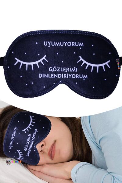 Clariss Uyumuyorum Gözlerimi Dinlendiriyorum Uyku Maskesi Göz Bandı, Sevgiliy...