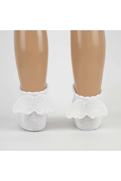 Katamino baby girl socket socks with wings pattern