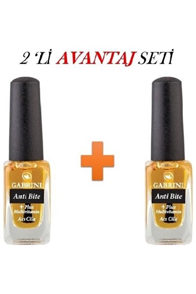Gabrini 2 Adet Acı Oje 2'li Set