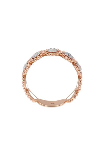 Sirius Pırlanta G Renk 0,35 Karat Pırlanta 5 Taş Halkalı Yüzük