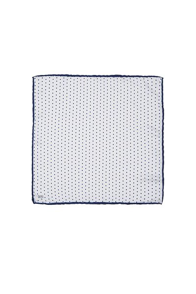 SAYKI Μαντήλι τσέπης Hatemoğlu Navy Blue πουά