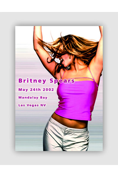 fırsatlar diyarı Britney Spears May 24th 2002 Rock Müzik Duvar Posteri - Kalı...