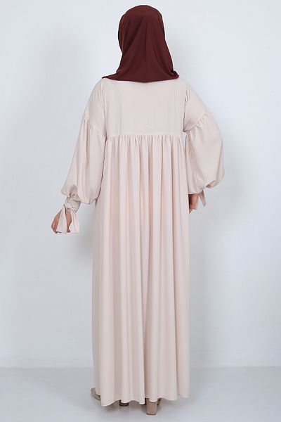 MARQUANT Μακρύ φόρεμα Hijab με κορδόνι με φερμουάρ γιακά