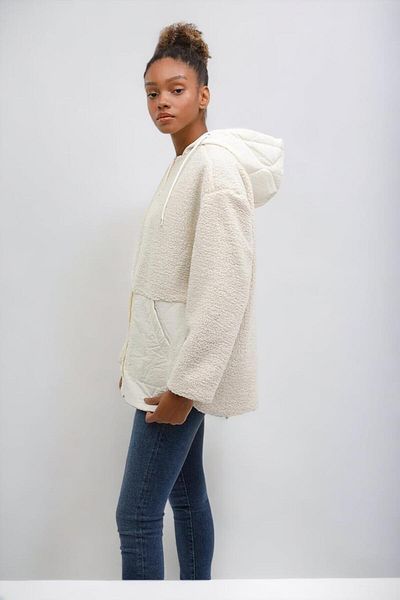 lumberjack Wl Hannah 6ct2008 3pr Unisex εκρού μπουφάν