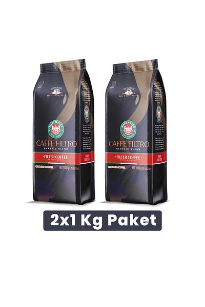Mare Mosso Caffe ê Vendite Caffe Filtro Clasico Filter & Espresso 2X1Kg (Hammer or Ground) Coffee
