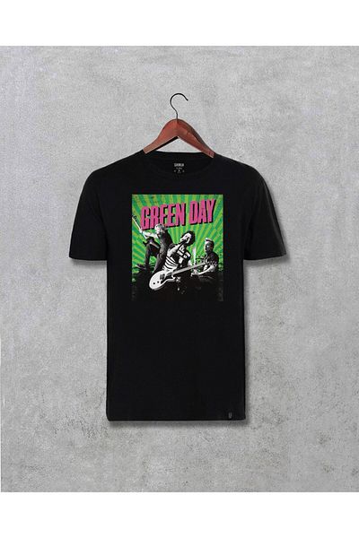 Pisa Art Унисекс тениска с персонализиран дизайн на Green Day