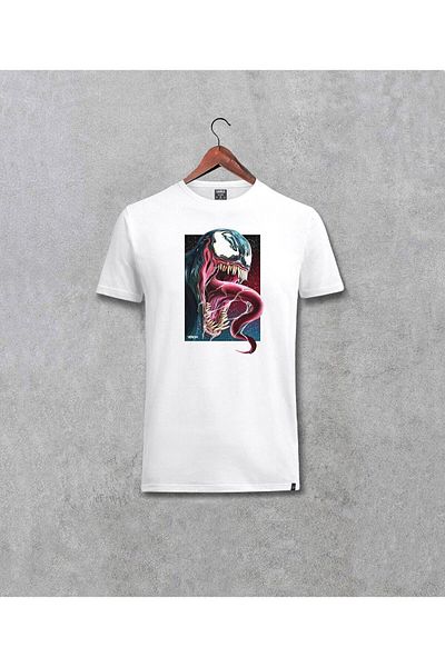 Pisa Art Унисекс тениска с принт със специален дизайн на Venom