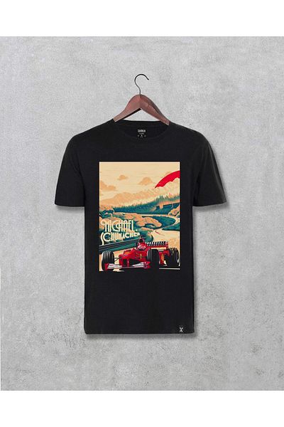 Pisa Art Μπλουζάκι Unisex με τυπωμένο σχέδιο Michael Schumacher