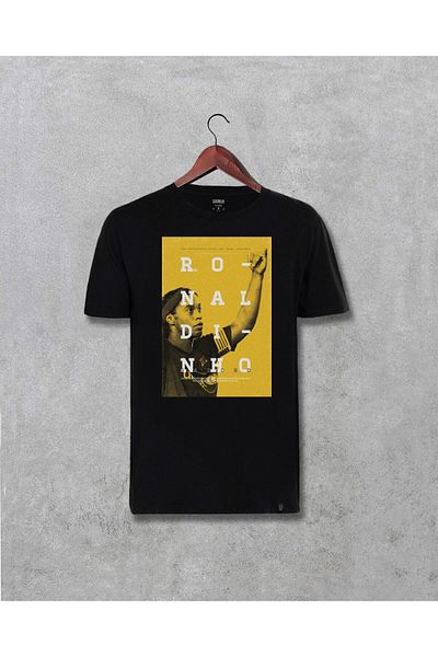 Pisa Art Μπλουζάκι Unisex με τυπωμένο ειδικό σχέδιο Ronaldinho