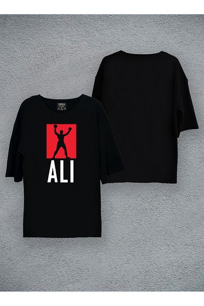 Pisa Art Μπλουζάκι με τυπωμένο μεγάλο μοτίβο Muhammad Ali Special Design